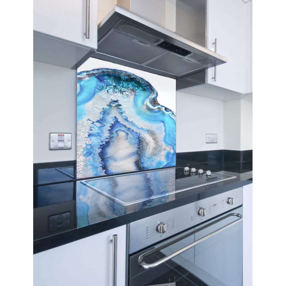 Agate Crystal in Blue