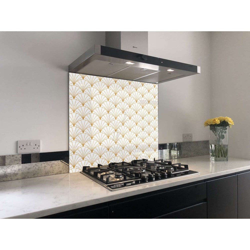 Art Deco Decorative Fan Gold