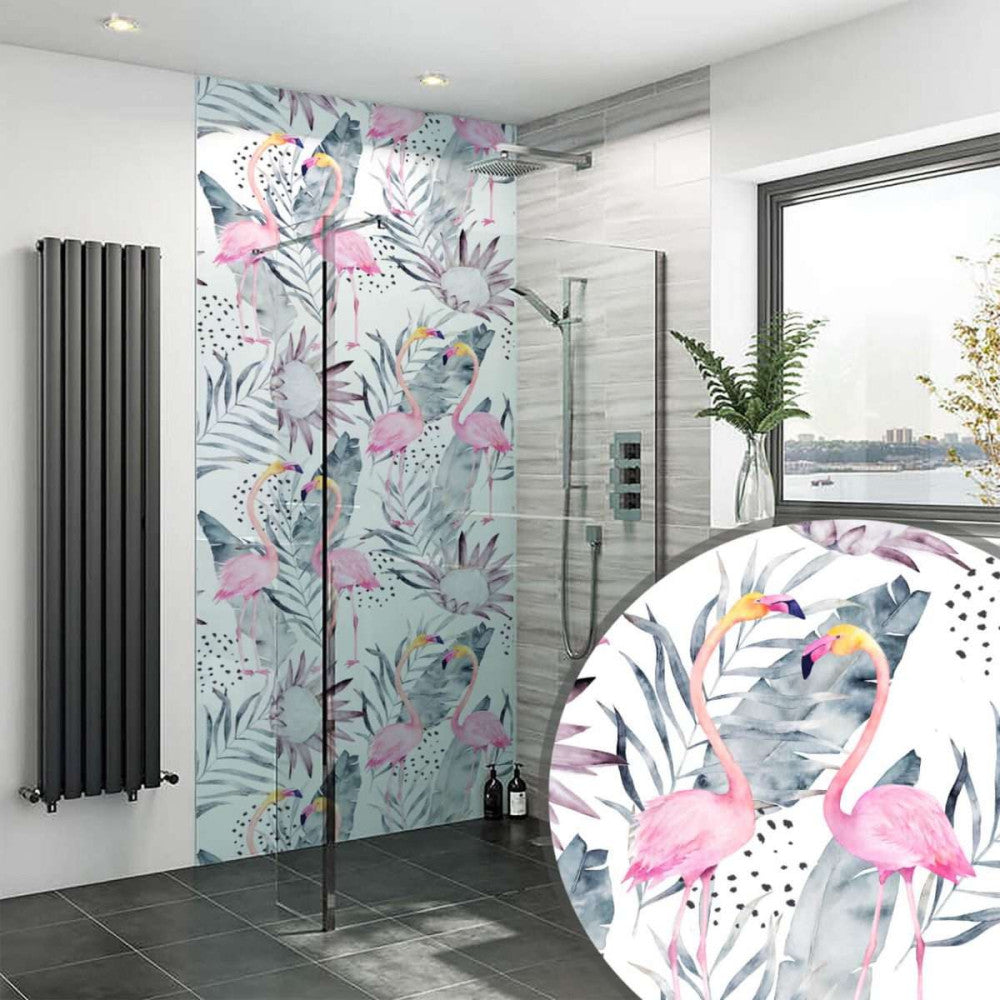 Flamingo Birds Pastel