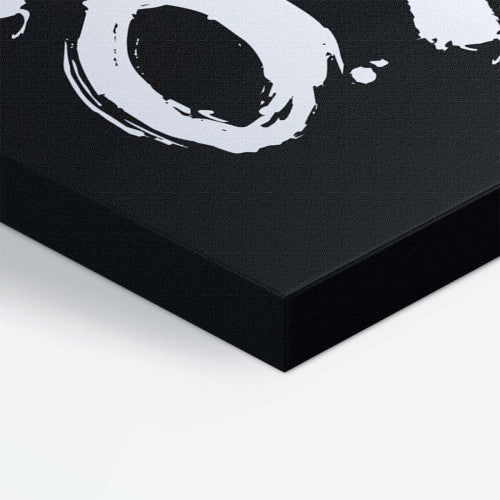XOXO Black Typography Canvas