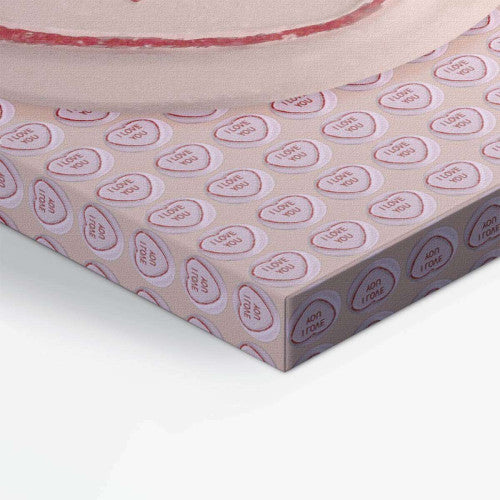 Heart Baby in Pink Canvas