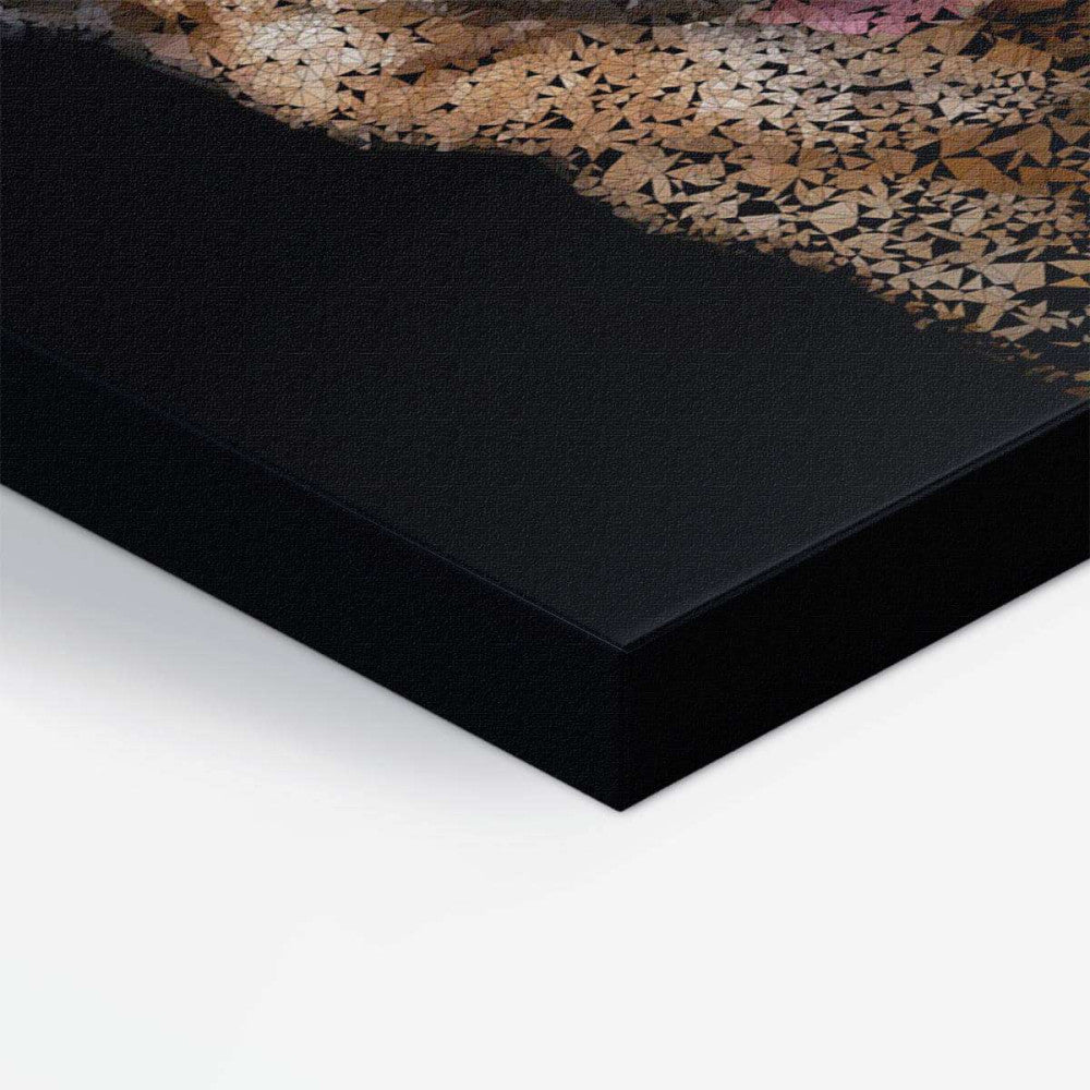 German Shepherd Dog Pet Abstract Animal Nature Canvas