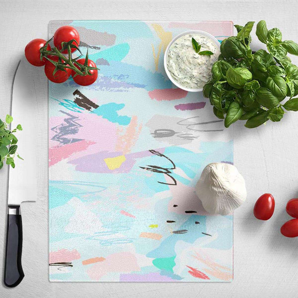 Abstract Summer 007 Chopping Board