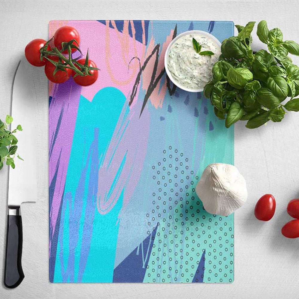 Abstract Summer 011 Chopping Board