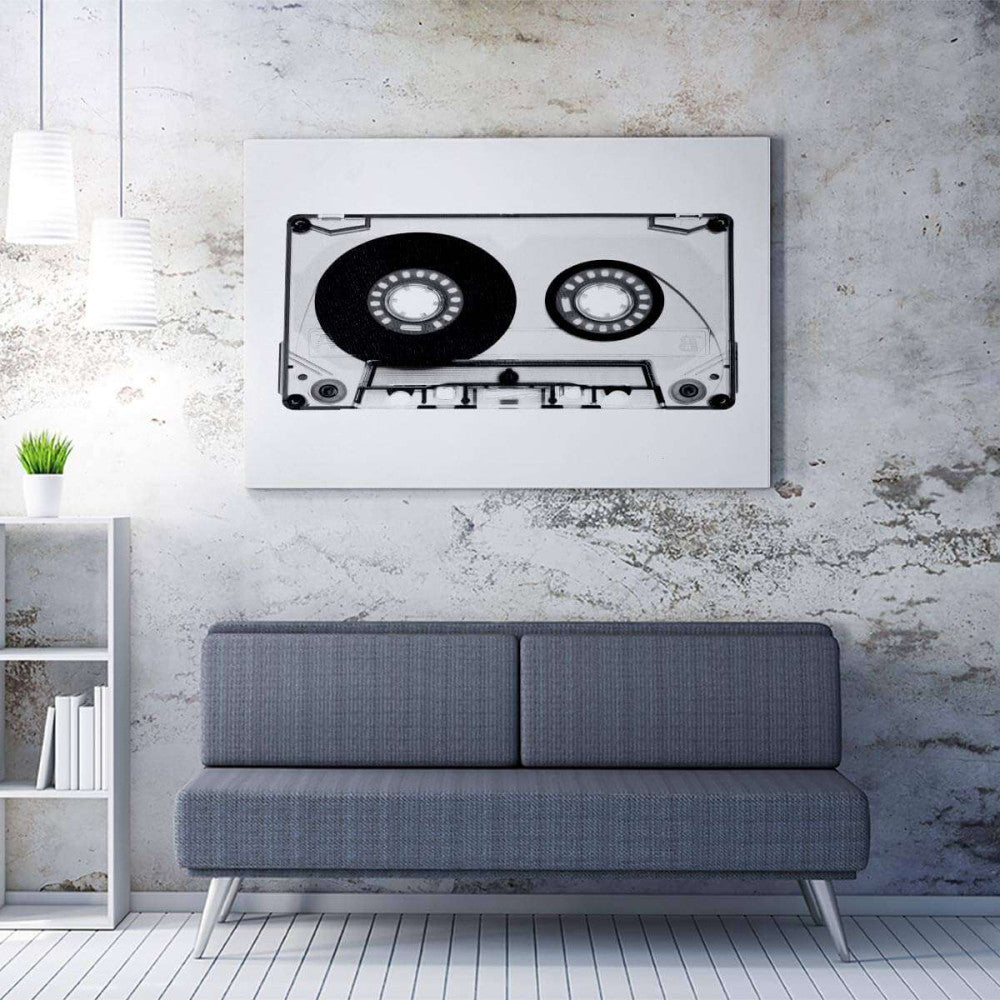Casette Tape Music Canvas
