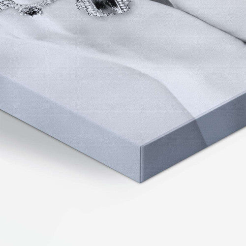 Lady wearing jewellery Canvas