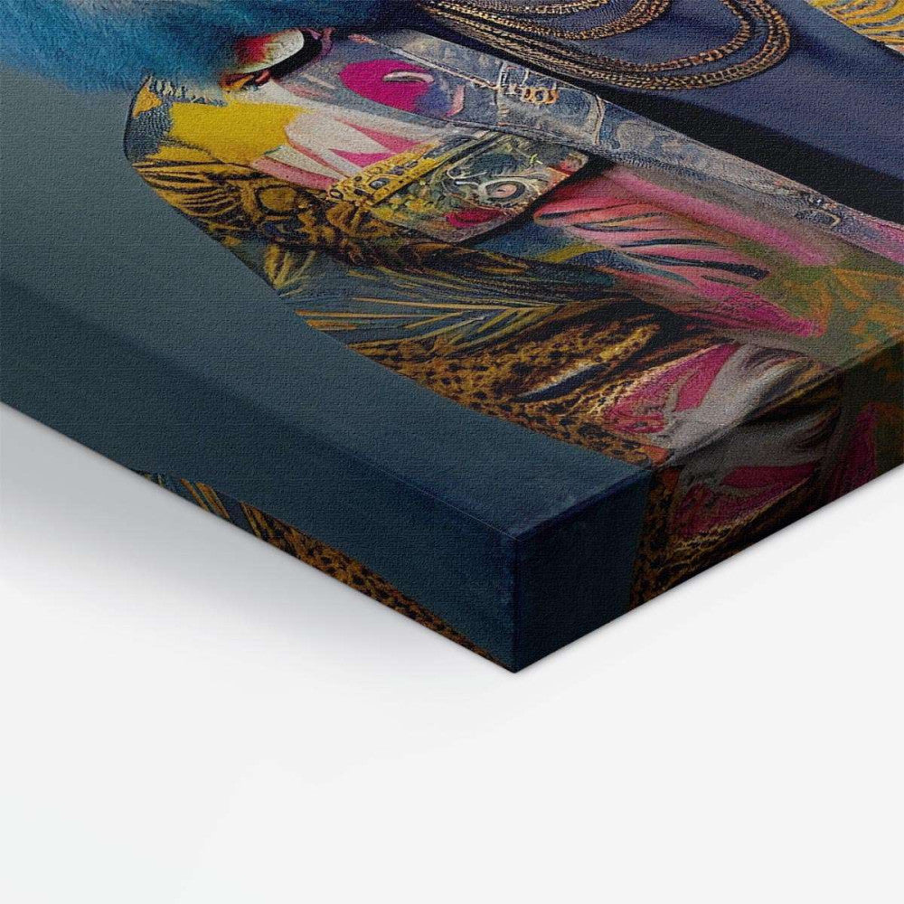 Hip Hop Lion Animal Canvas