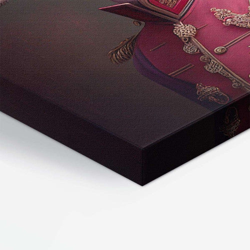 Prince Gary The Giraffe Animal Canvas