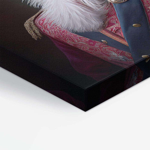 Sir Kelvin Neckwinder Animal Canvas