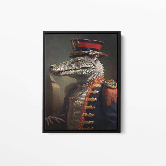 Craig The Crocodile Animal Canvas