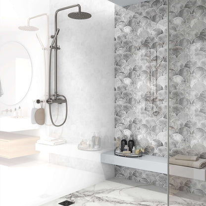 Grey Fishscales Marble