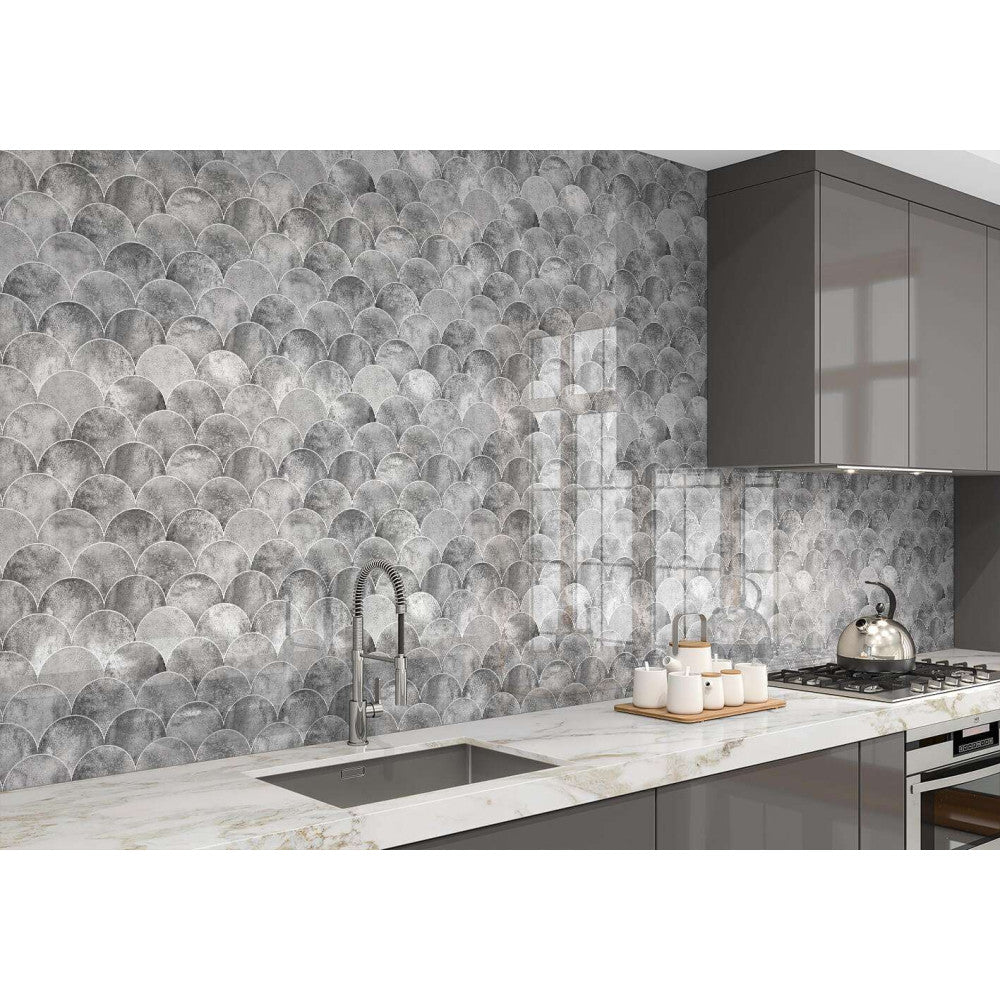Grey Fishscales Marble