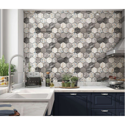 Hexagon Mixed Tiles