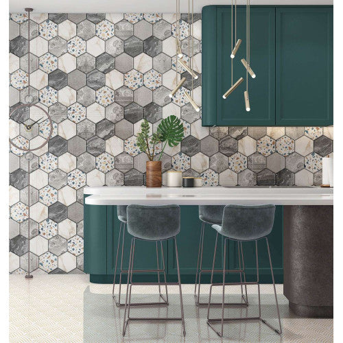 Hexagon Mixed Tiles