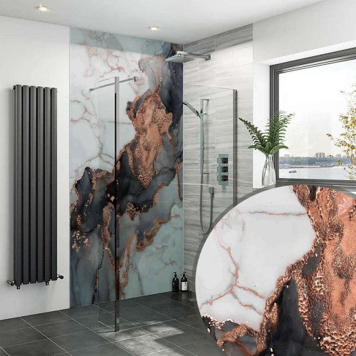 Liquid Copper Marble Effect