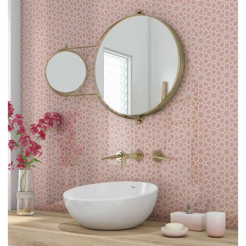 Moroccan Geometric Blush Pink