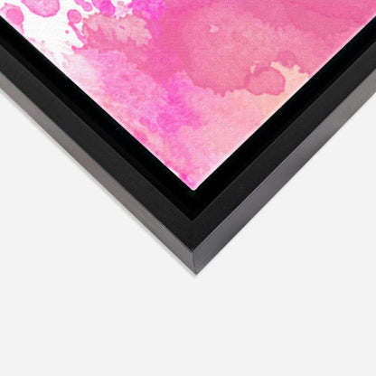 Watercolour Pink Flamingo Nursery Canvas