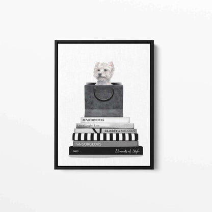 West Highland Terrier Dog Fashion Canvas