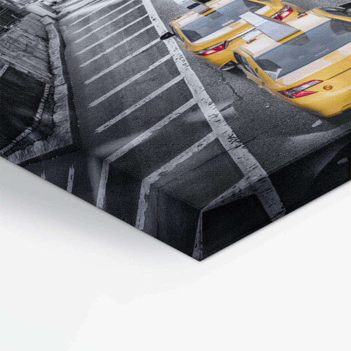 Yellow cabs on Park Avenue New York City Canvas