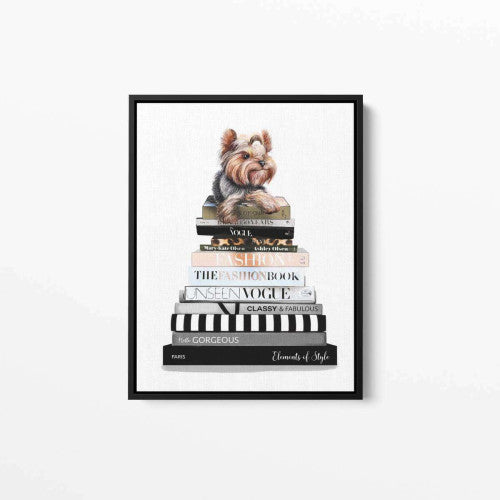 Yorkshire Terrier Dog Animal Fashion Canvas