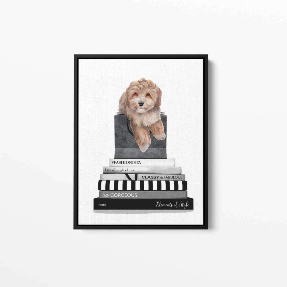 Cavapoo Cavoodle Dog Fashion Canvas