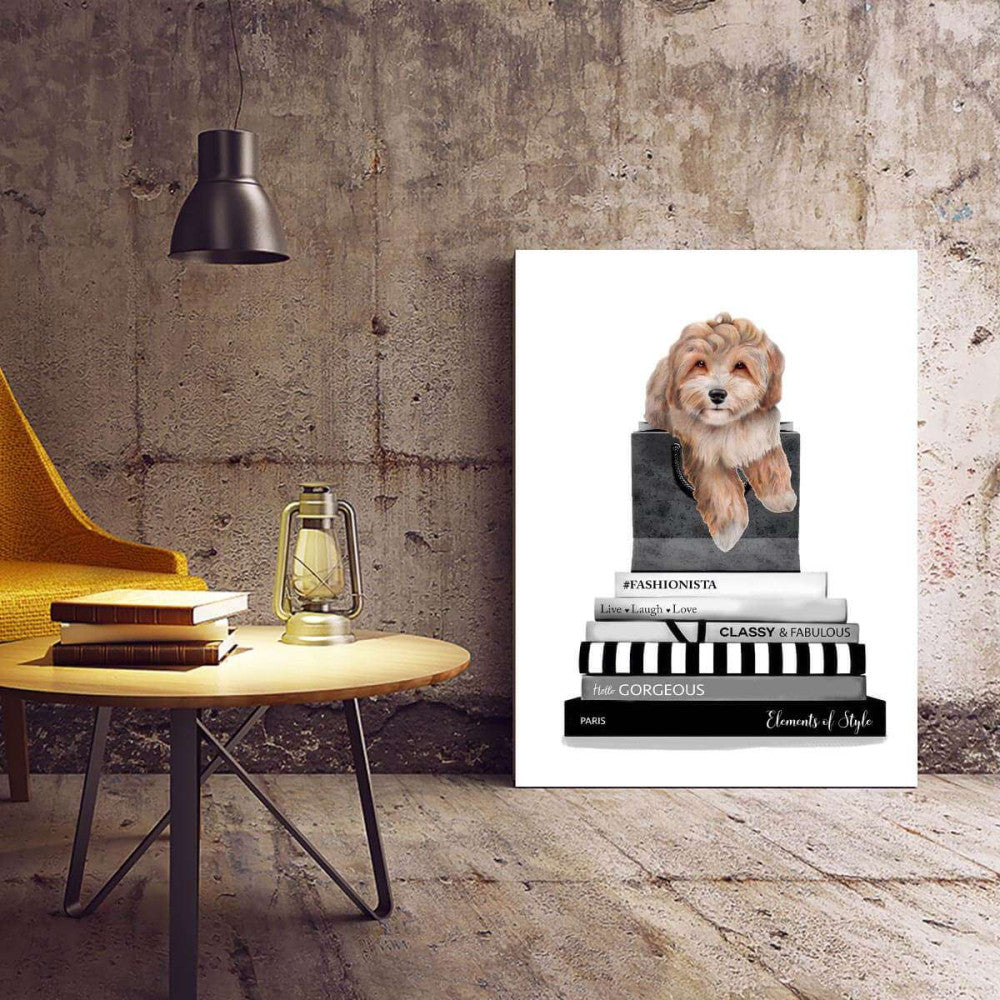 Cavapoo Cavoodle Dog Fashion Canvas