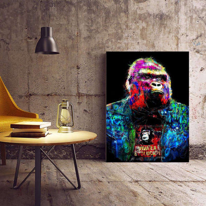 Graffiti Gorilla Canvas