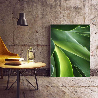 Green Palm Plant 002 Nature Canvas