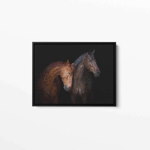 Horses Abstract Animal Nature Canvas