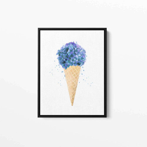 Hydrangea Cone Home Kitchen Canvas