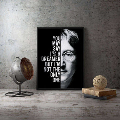 I'm a Dreamer Iconic Typography Canvas