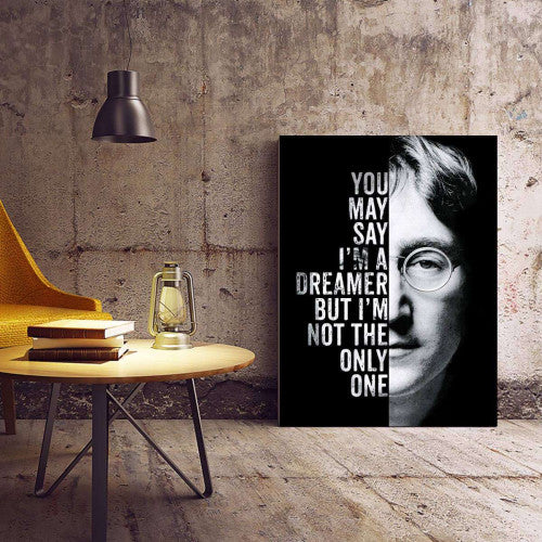 I'm a Dreamer Iconic Typography Canvas