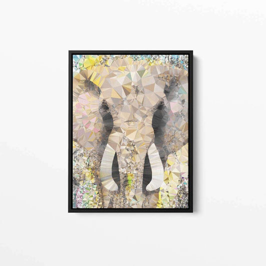 Abstract Elephant Animal Canvas