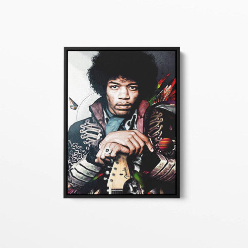 Jimi Hendrix Music Canvas