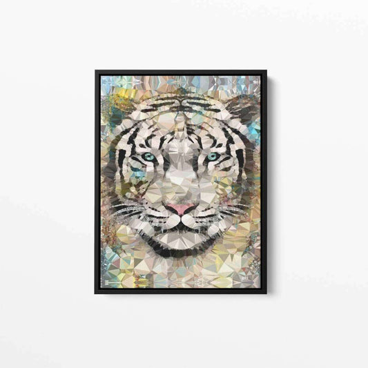 Abstract Tiger Animal Canvas