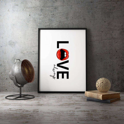 Love Always Typography Canvas