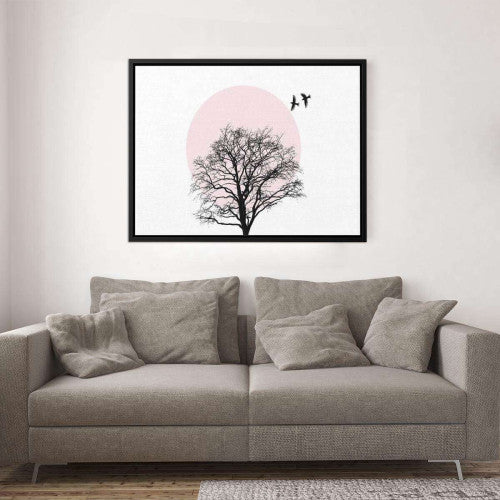 Love Tree and Birds Canvas