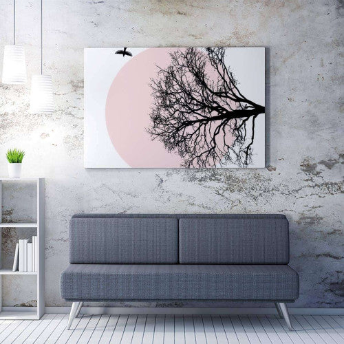 Love Tree and Birds Canvas