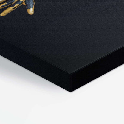 African Model Gold Fashion Canvas