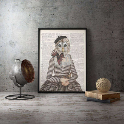 Owl Animal Canvas