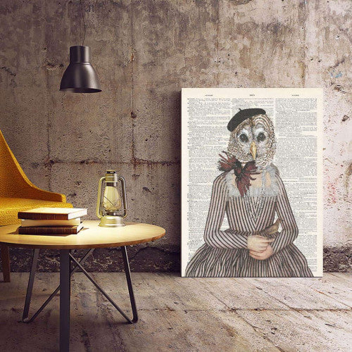 Owl Animal Canvas