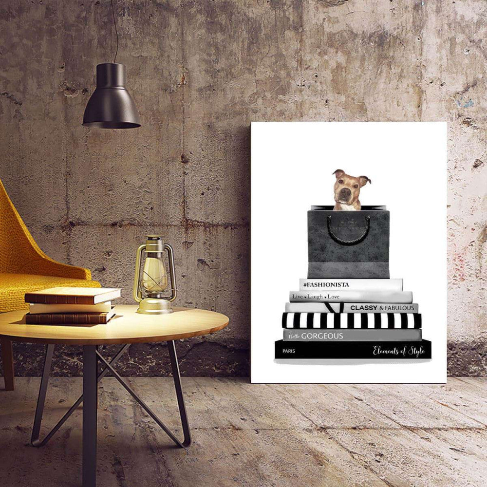 American Pit Bull Terrier Dog Fashion Canvas