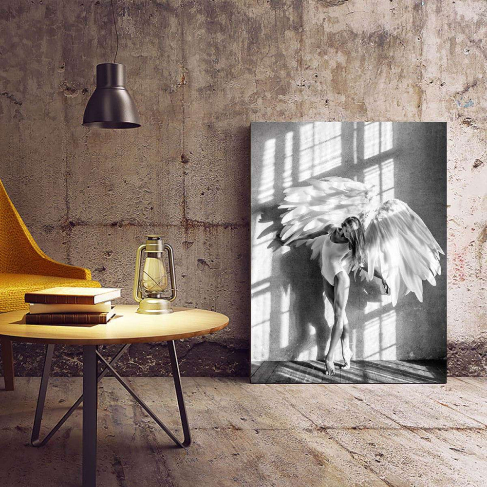 Angel Model Wings 002 Photo Canvas