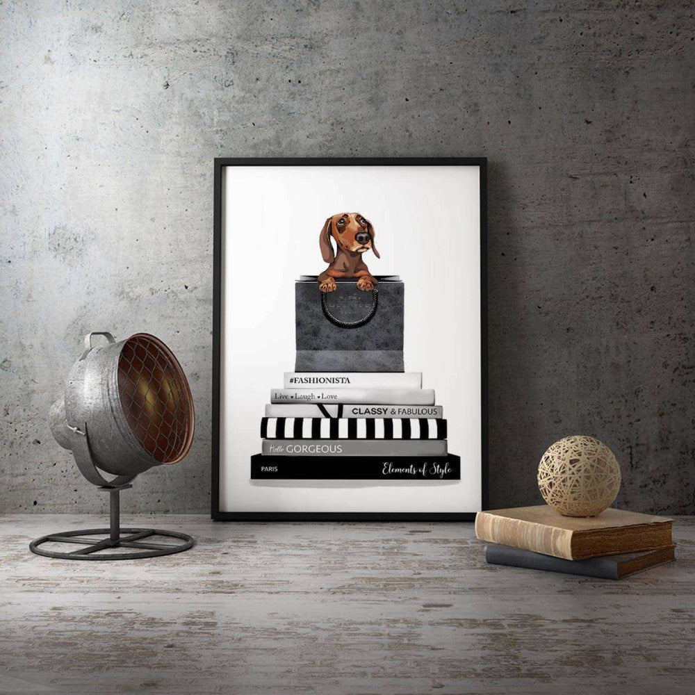 Dachshund Sausage Dog Animal Canvas