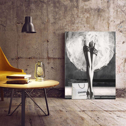 Dancer in Suspenders Canvas