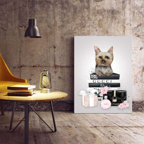 Yorkshire Terrier Fashion Canvas