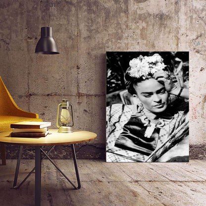 Frida Kahlo Fashion Photography Canvas