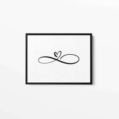 Love Infinity Landscape Canvas