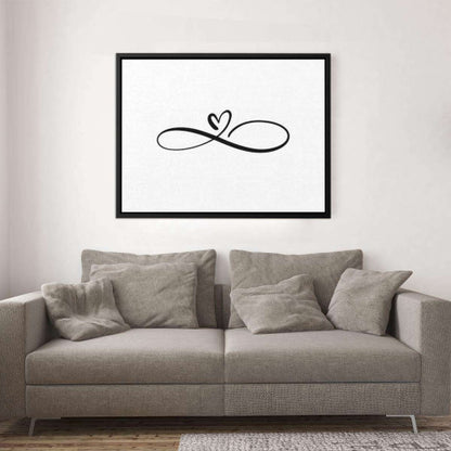 Love Infinity Landscape Canvas