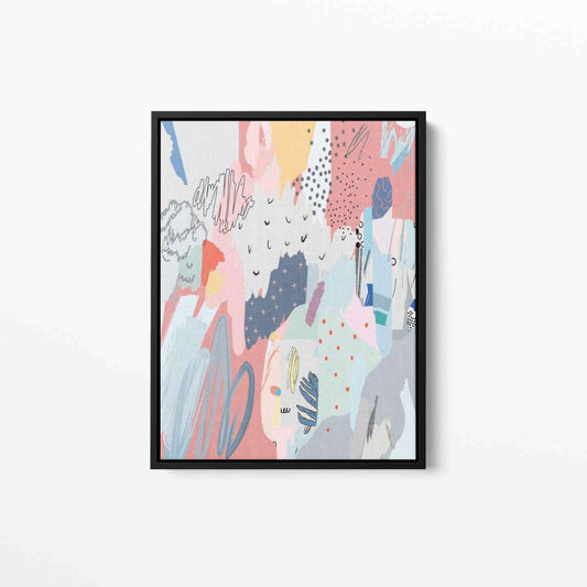 Abstract Scandi 001 Wall Art Fashion Canvas